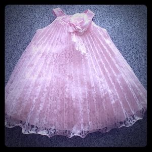 Toddler girls lace party dress